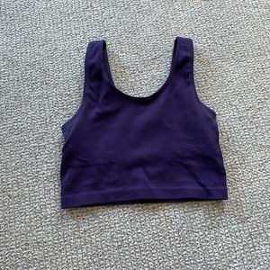 Seamless Longline Sports Crop Tanktop